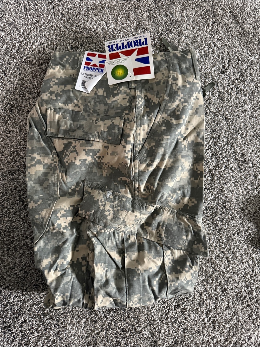 Propper ACU Digital Camo Tactical Cargo Pants - Gray/Tan